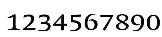 Quadraat SmallCaps Font, Number Fonts