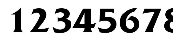 Quadrat demibold Font, Number Fonts