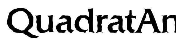QuadratAntique Regular Font