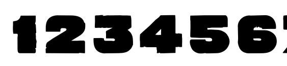 Quadratgroteskblackc Font, Number Fonts