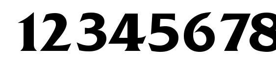 QuadratSerial Bold Font, Number Fonts