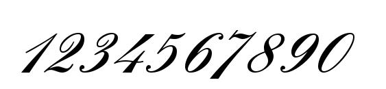 Quadrillescriptblackssk Font, Number Fonts