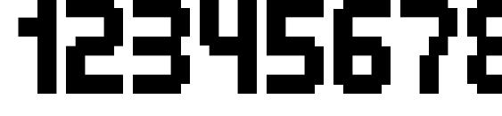 Quadrit Font, Number Fonts
