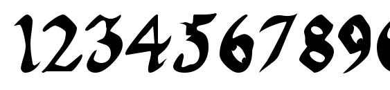 QuaelGothic Font, Number Fonts