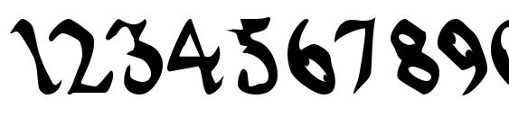 QuaelGothicLefty Font, Number Fonts