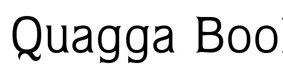 Quagga Book Font