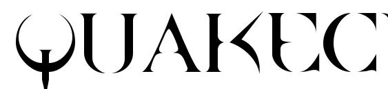 Quakecyr font, free Quakecyr font, preview Quakecyr font