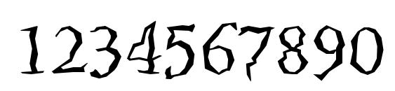 QuakeStd Font, Number Fonts