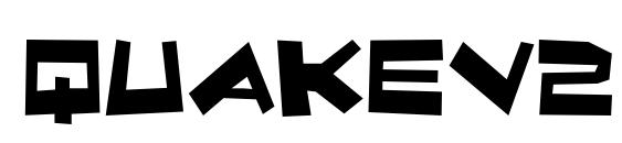 Quakev2 font, free Quakev2 font, preview Quakev2 font