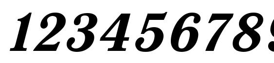 Quant Antiqua Bold Italic.001.001 Font, Number Fonts