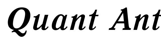 Quant Antiqua Bold Italic.001.001 Font
