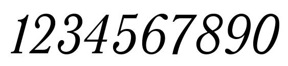 Quant Antiqua Italic.001.001 Font, Number Fonts