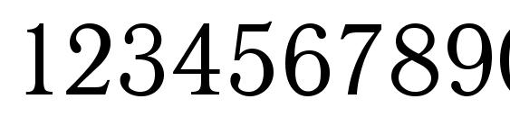 Quant Antiqua Plain Font, Number Fonts