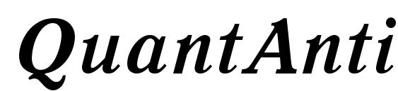 QuantAntiqua Bold Italic Font
