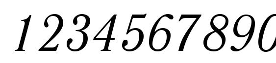 QuantAntiquaC Italic Font, Number Fonts