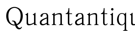 Quantantiquac regular Font