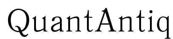 QuantAntiquaC font, free QuantAntiquaC font, preview QuantAntiquaC font