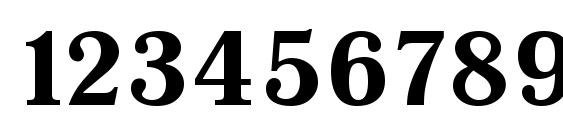 QuantAntiquaCTT Bold Font, Number Fonts