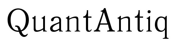 QuantAntiquaCTT font, free QuantAntiquaCTT font, preview QuantAntiquaCTT font
