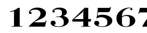 Quantas Broad Extrabold Regular Font, Number Fonts