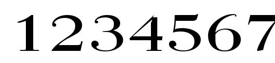 QuantasBroad Regular Font, Number Fonts