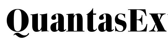 шрифт QuantasExtrabold Regular, бесплатный шрифт QuantasExtrabold Regular, предварительный просмотр шрифта QuantasExtrabold Regular