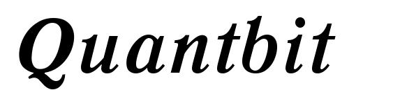 шрифт Quantbit, бесплатный шрифт Quantbit, предварительный просмотр шрифта Quantbit