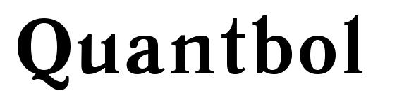 шрифт Quantbol, бесплатный шрифт Quantbol, предварительный просмотр шрифта Quantbol