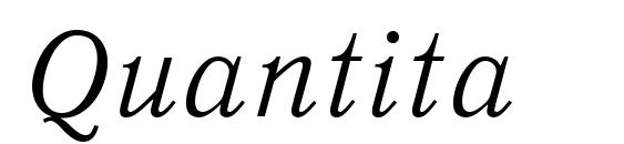 Quantita font, free Quantita font, preview Quantita font