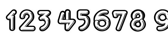 Quantum regular Font, Number Fonts