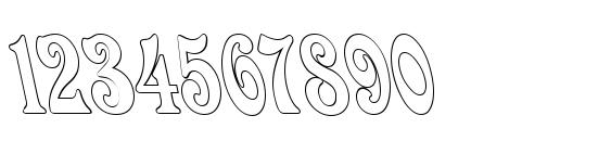 Quardi Bold Italic Font, Number Fonts