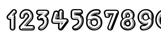 Quark Neon Regular Font, Number Fonts