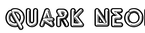Quark Neon Regular Font