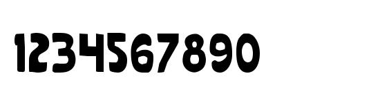 Quartermain Condensed Font, Number Fonts