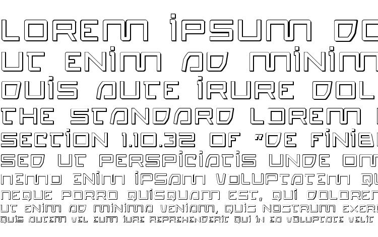 specimens Quasitron 3D font, sample Quasitron 3D font, an example of writing Quasitron 3D font, review Quasitron 3D font, preview Quasitron 3D font, Quasitron 3D font