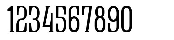 Quastic Kaps Narrow Font, Number Fonts