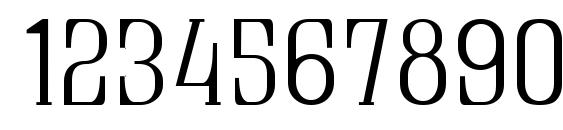 Quastic Kaps Thin Font, Number Fonts