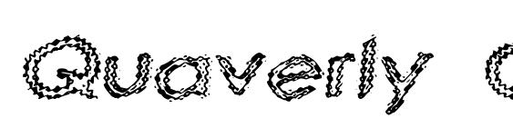 шрифт Quaverly G98, бесплатный шрифт Quaverly G98, предварительный просмотр шрифта Quaverly G98