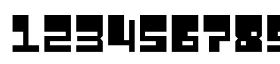 Quazimodec Font, Number Fonts