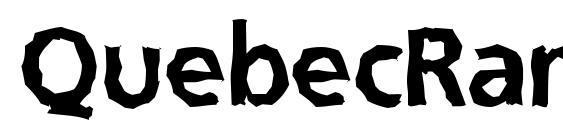 QuebecRandom Xbold Regular font, free QuebecRandom Xbold Regular font, preview QuebecRandom Xbold Regular font