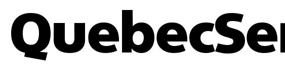 QuebecSerial Black Regular font, free QuebecSerial Black Regular font, preview QuebecSerial Black Regular font