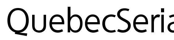 QuebecSerial Regular font, free QuebecSerial Regular font, preview QuebecSerial Regular font