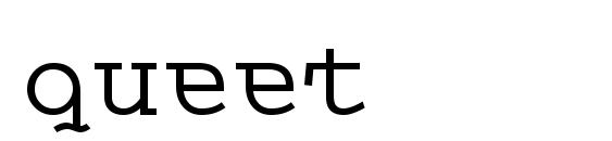 Queet font, free Queet font, preview Queet font