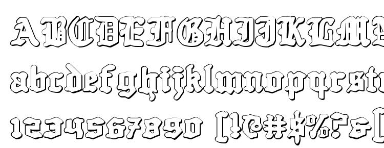 glyphs Quest Knight 3D font, сharacters Quest Knight 3D font, symbols Quest Knight 3D font, character map Quest Knight 3D font, preview Quest Knight 3D font, abc Quest Knight 3D font, Quest Knight 3D font