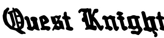 Quest Knight Leftalic font, free Quest Knight Leftalic font, preview Quest Knight Leftalic font