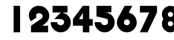 Questascapsssk regular Font, Number Fonts