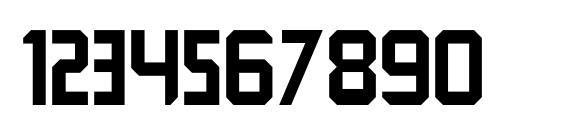 QueueBrick ClosedBold Font, Number Fonts