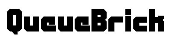QueueBrick ClosedUltra font, free QueueBrick ClosedUltra font, preview QueueBrick ClosedUltra font