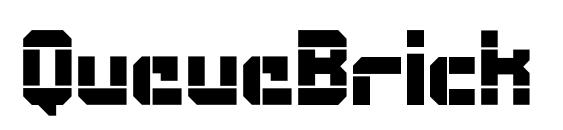 QueueBrick OpenBlack Font