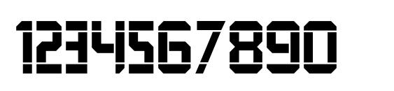 QueueBrick OpenBold Font, Number Fonts